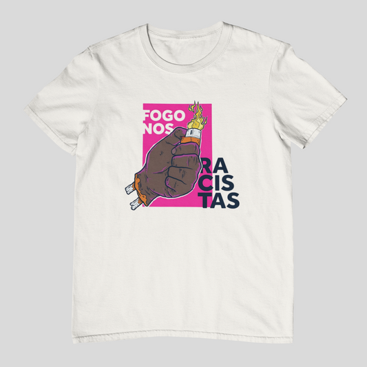 Camiseta Djonga "Fogos no Racistas" | Fandom Art