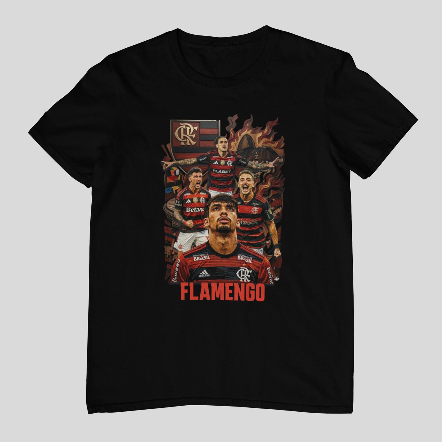 Camiseta Flamengo "Paixão Rubro-Negra" | Fandom Art