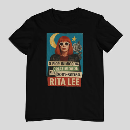 Camiseta Rita Lee "O Pior inimigo" | Fandom Art