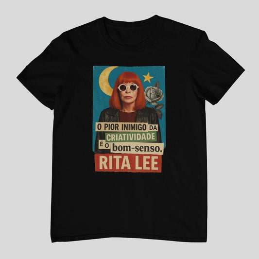 Camiseta Rita Lee "O Pior inimigo" | Fandom Art