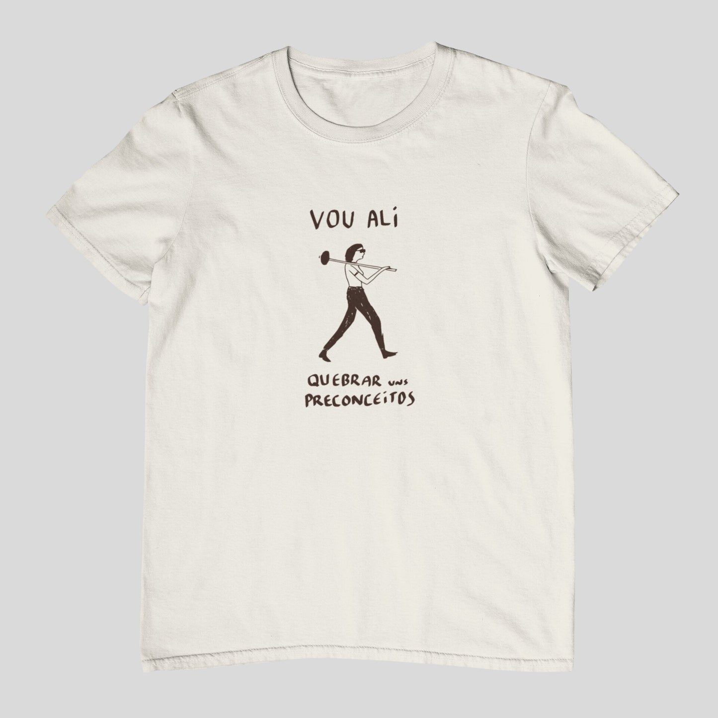 Camiseta "Vou Ali" | Fandom Art