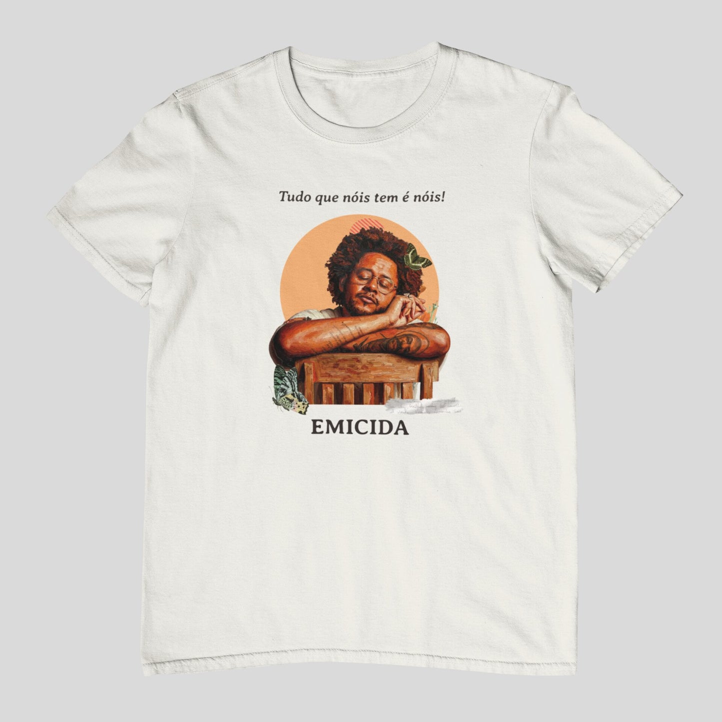 Camiseta Emicida "Tudo que nóis tem" | Fandom Art