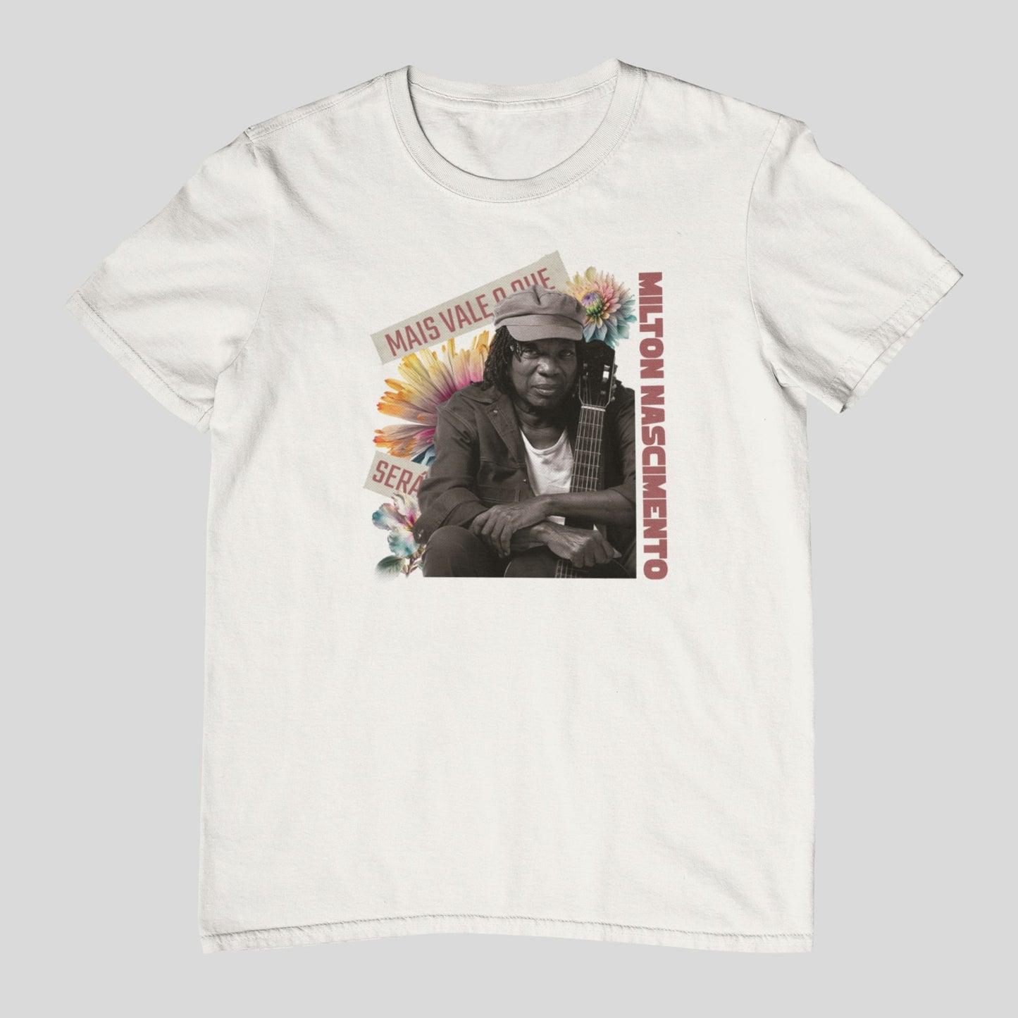 Camiseta Milton Nascimento "Mais Vale o Que Será" | Fandom Art