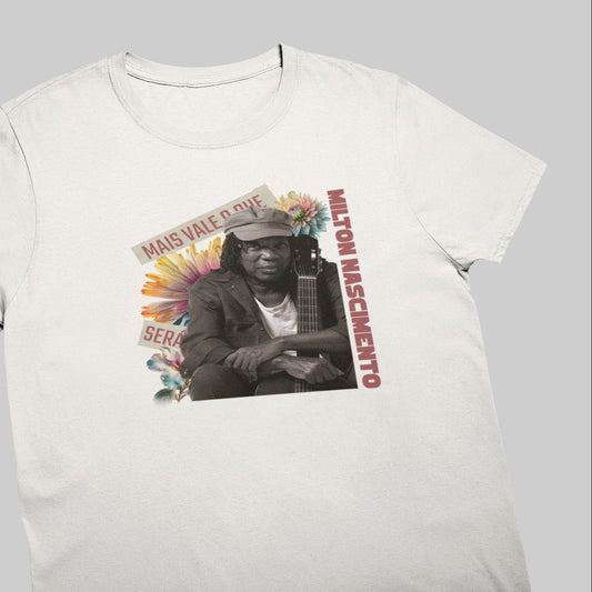 Camiseta Milton Nascimento "Mais Vale o Que Será" | Fandom Art
