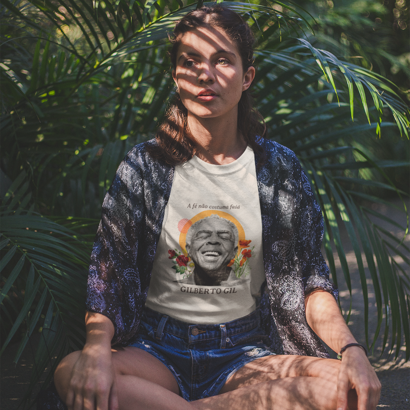 Camiseta Gilberto Gil "A Fé" | Fandom Art